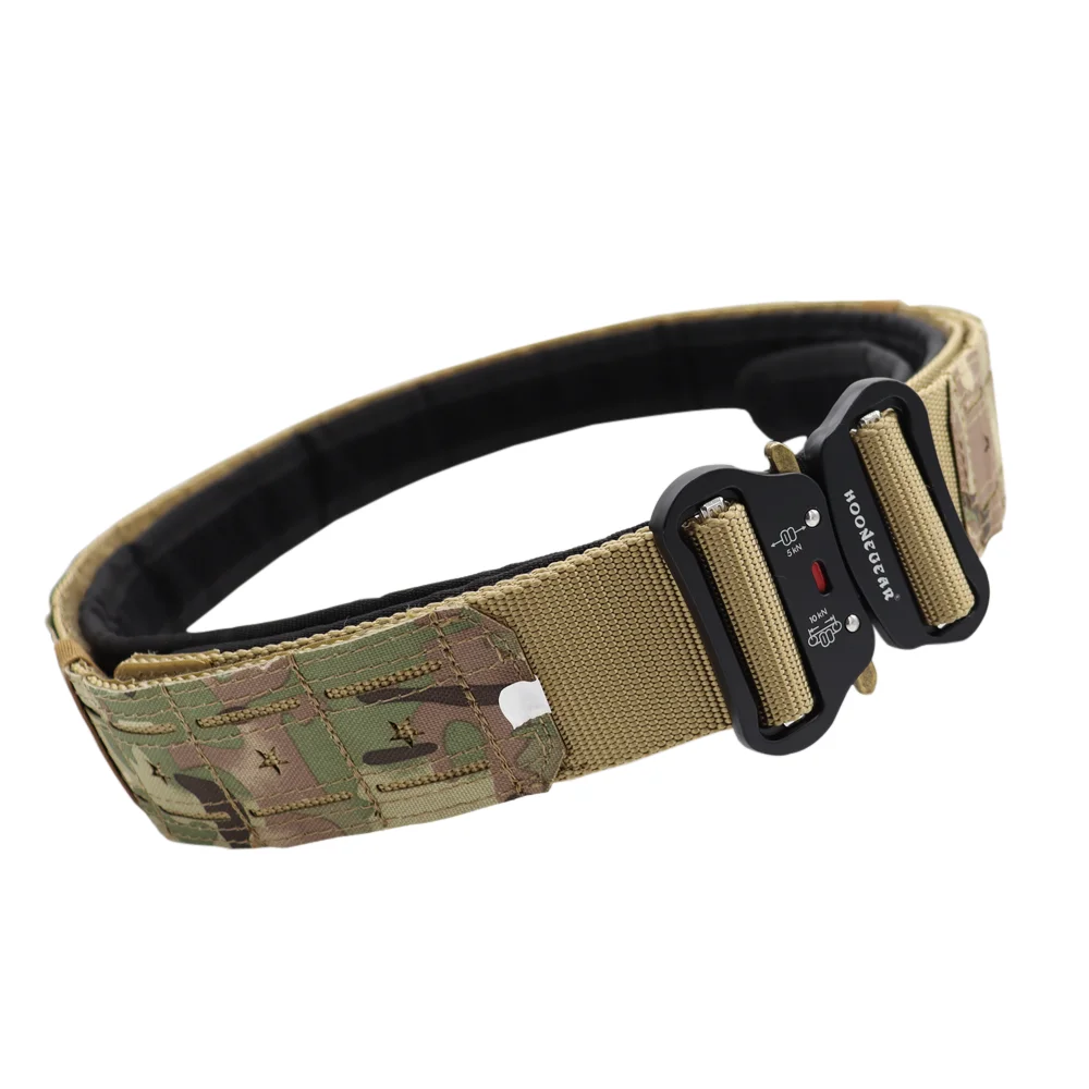 Cinturón de combate táctico de 2 pulgadas de alta calidad, hebilla de Metal de liberación rápida, cinturones MOLLE para hombre, camuflaje 3415 - imagen 2