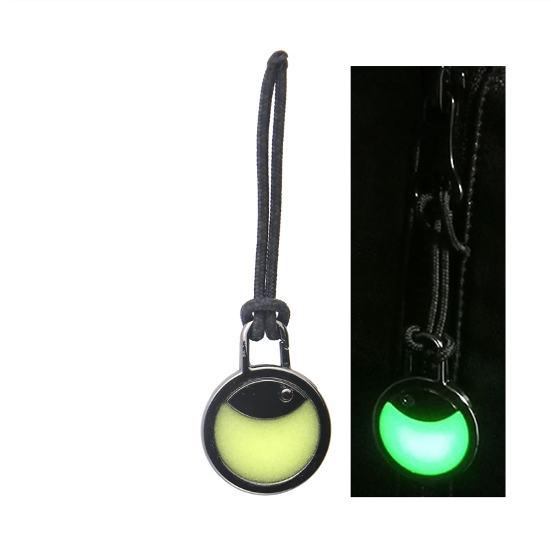 Cabeza de cremallera luminosa de brillo Ultra alto, cremallera de larga duración, hebilla trasera de Material importado, decoración de chaqueta y mochila - imagen 4