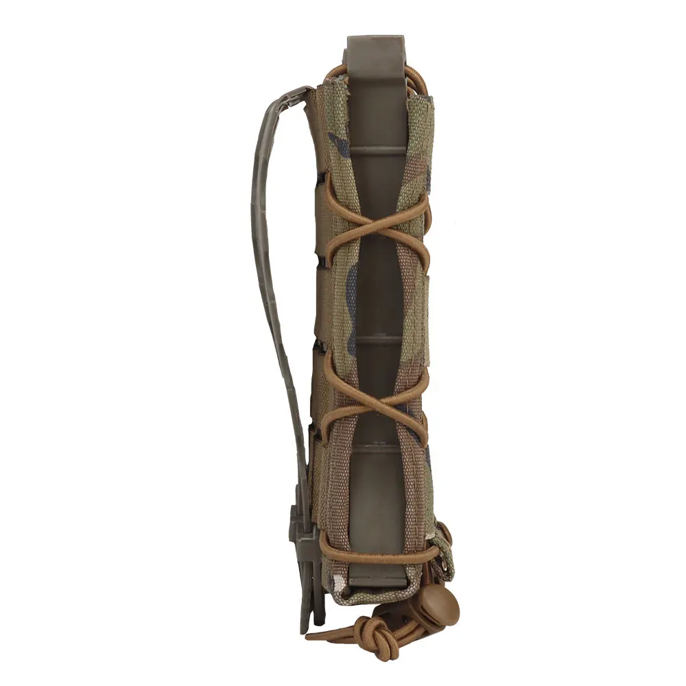 Bolsa táctica tipo tigre larga Triple para revistas, máquina de Airsoft, pistola, bolsa Molle Mag. 40.45 MP5 MP7 MP9 MP10 MPX Tactico Gear - imagen 2