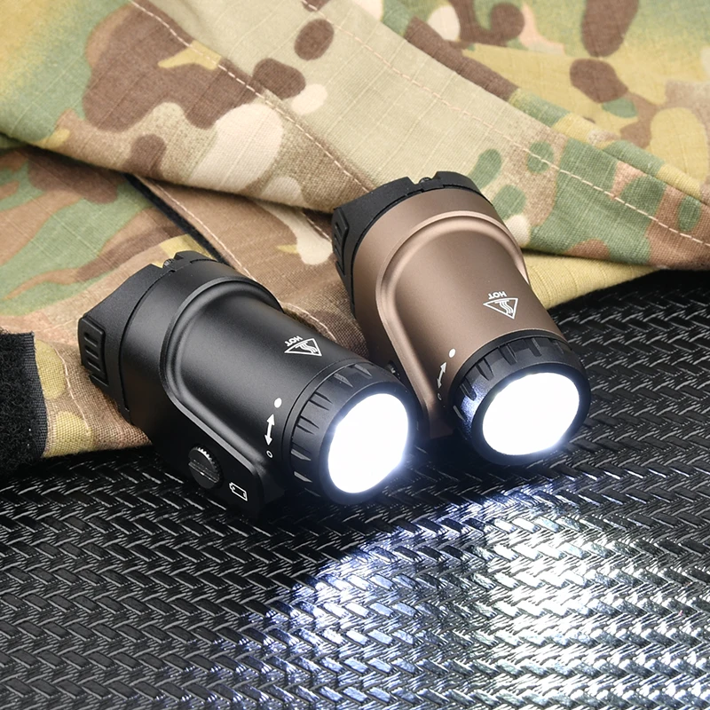 Linterna táctica colgante de Metal equipada con un flujo luminoso de 800lmT, accesorios de caza Airsoft para exploradores, luz de explorador WADSN - imagen 4