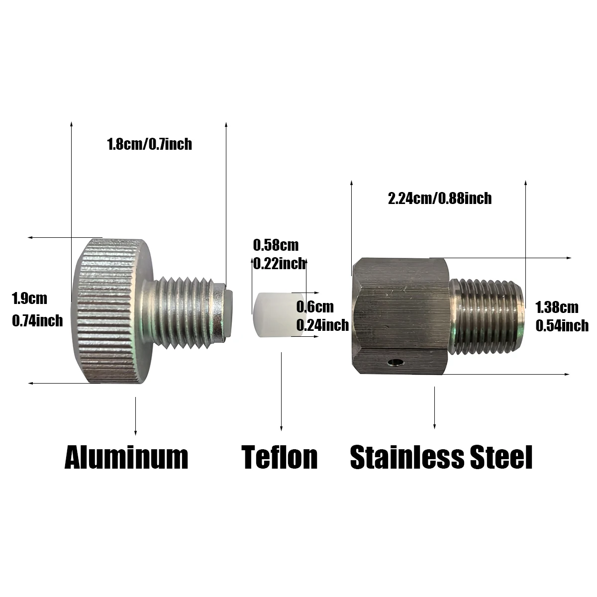 Bomba manual de alta presión HPA, 300bar, 4500psi, tornillo de purga de aire de acero inoxidable, adaptador de carga de purga de seguridad, roscas 1/8NPT - imagen 3