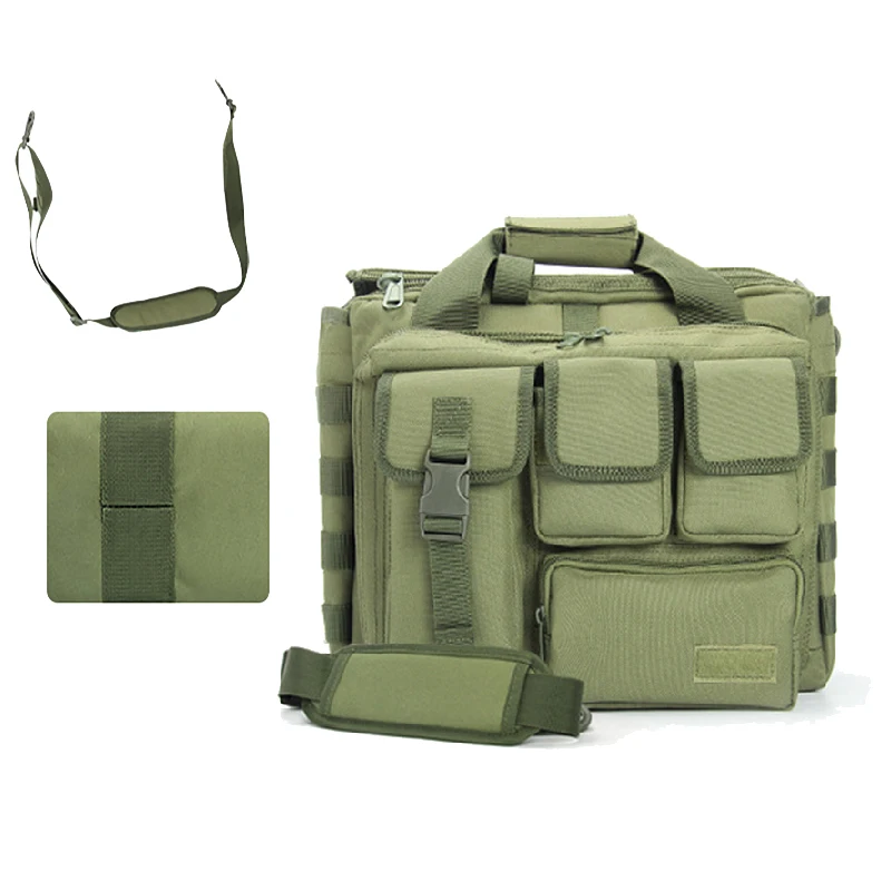 Mochila para exteriores, bolso cruzado de nailon Molle, maletín portátil para ordenador portátil, bolsa de senderismo multifuncional para caza táctica militar - imagen 5