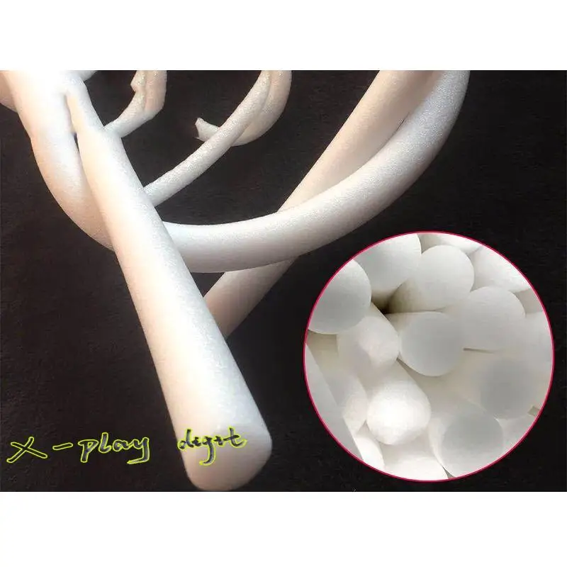 Tiras de espuma blancas, varillas de lana de perla EPE, sólido, resistente a impactos, cortina cilíndrica, tiras de calafateo de pared, flotabilidad - imagen 3