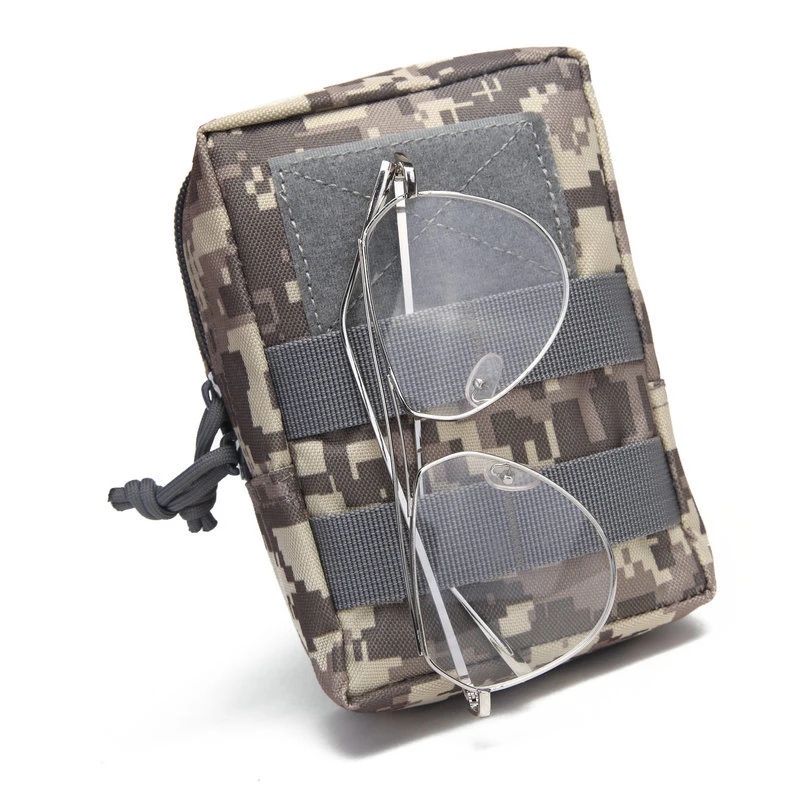 Riñonera táctica para exteriores, riñonera multifuncional EDC Molle, herramienta con cremallera, accesorios de senderismo, duradera - imagen 3