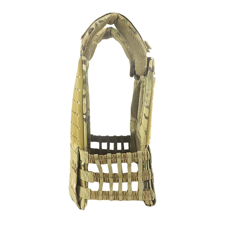 Chaleco táctico de liberación rápida Molle, chaleco de combate Camo CS, Chaleco de entrenamiento de campo, protección al aire libre, equipo deportivo Vikingo, aparejo de pecho - imagen 4