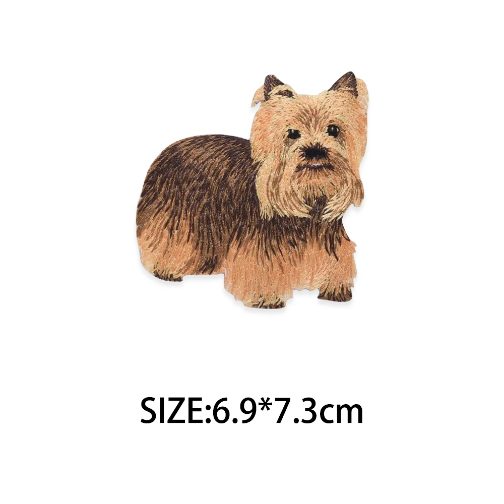 Parches bordados para cachorros y perros marrones, parches bordados para planchar para ropa, chaquetas, sudaderas, abrigo, bolsa de dibujos animados, buenos regalos - imagen 5