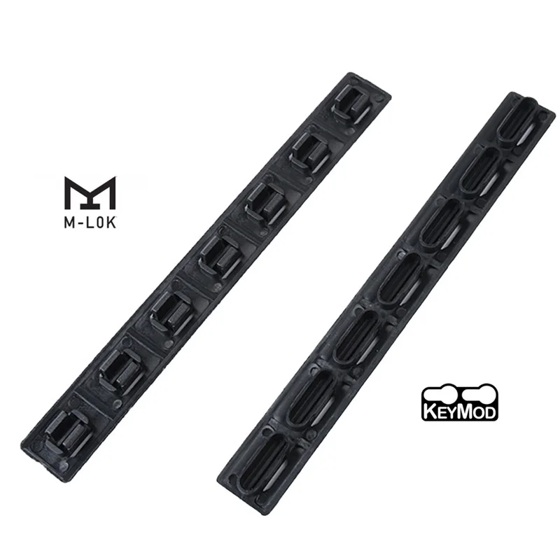 Cubiertas de riel M-LOK Keymod tácticas para fusil AR15 HK416