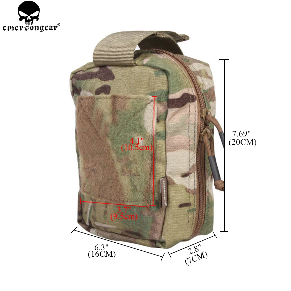 Emersongear EG estilo EI bolsa médica bolsa de revista Molle bolsa de caída de descarga bolsa EDC de caza civil Multi-camo EM9284 - imagen 2