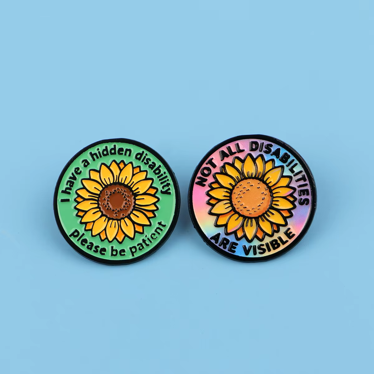 Pin esmaltado gato alienígena OVNI – Insignia Van Gogh para solapa - imagen 2
