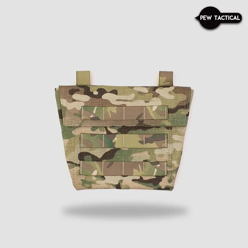 Chaleco táctico PEW, Panel protector colgante con Panel EVA, chaleco Airsoft para caza, bolsa de plataforma para abdomen inferior, almacenamiento de Panel Molle - imagen 3