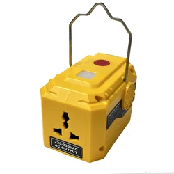 Inversor portátil 220V con luz LED para baterías de litio