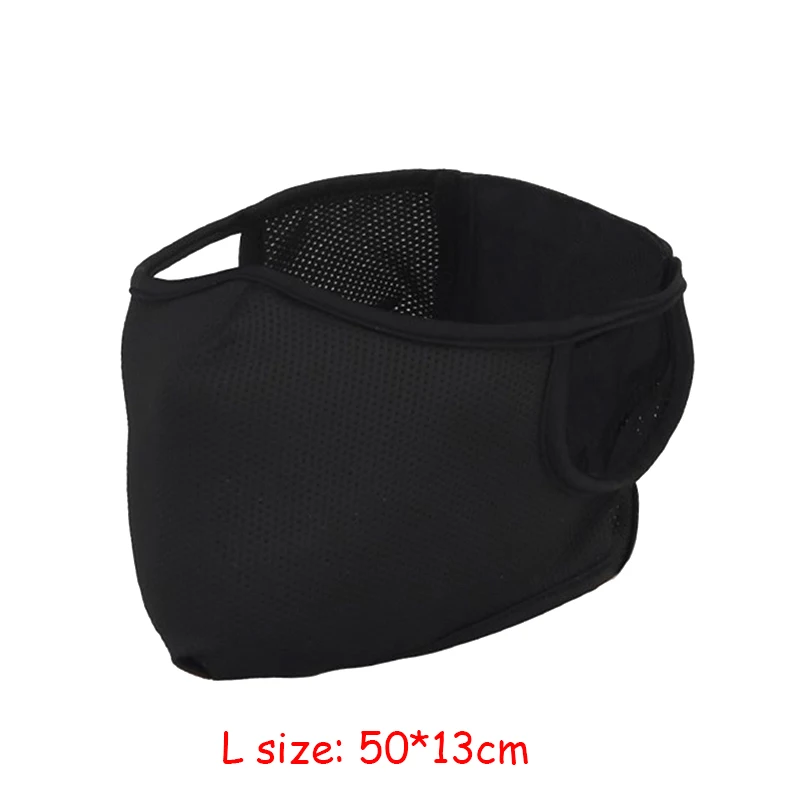 L half mask-black