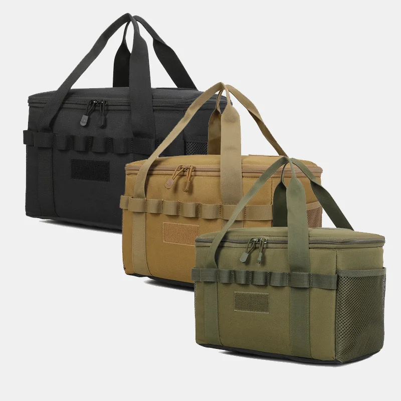Bolsa de pistola de caza de camuflaje táctico militar para hombre, bolso de picnic para acampar al aire libre, bolsa de almacenamiento de herramientas portátil plegable - imagen 5