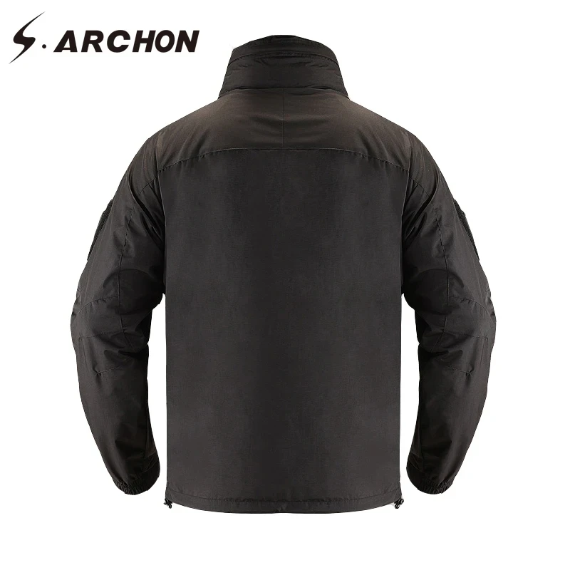 Chaquetas tácticas militares de combate ligeras para hombres, chaquetas Bomber transpirables impermeables, abrigos casuales suaves del ejército, nuevo - imagen 4