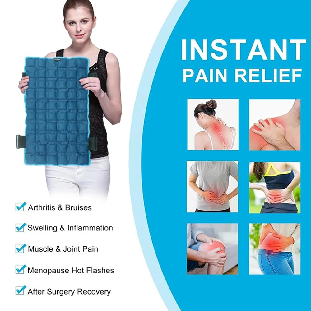 Compresa gel reutilizable frío calor terapia espalda lesiones - imagen 5