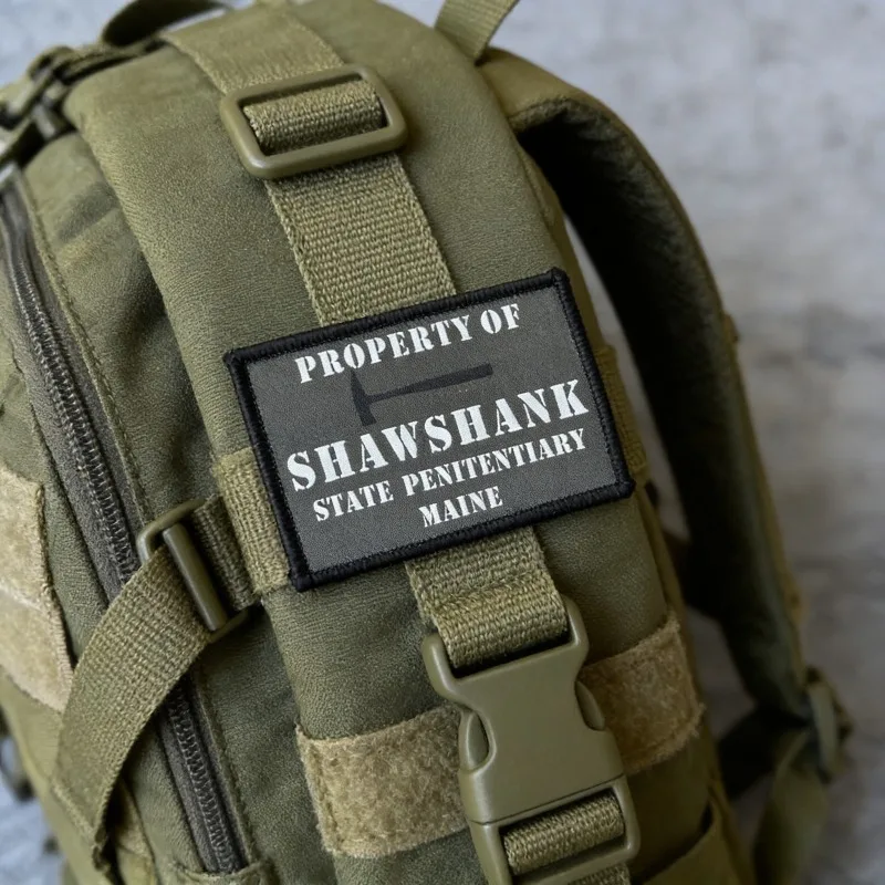 Parche de moral Shawshank Redemption para mochila chaleco gorra - imagen 2