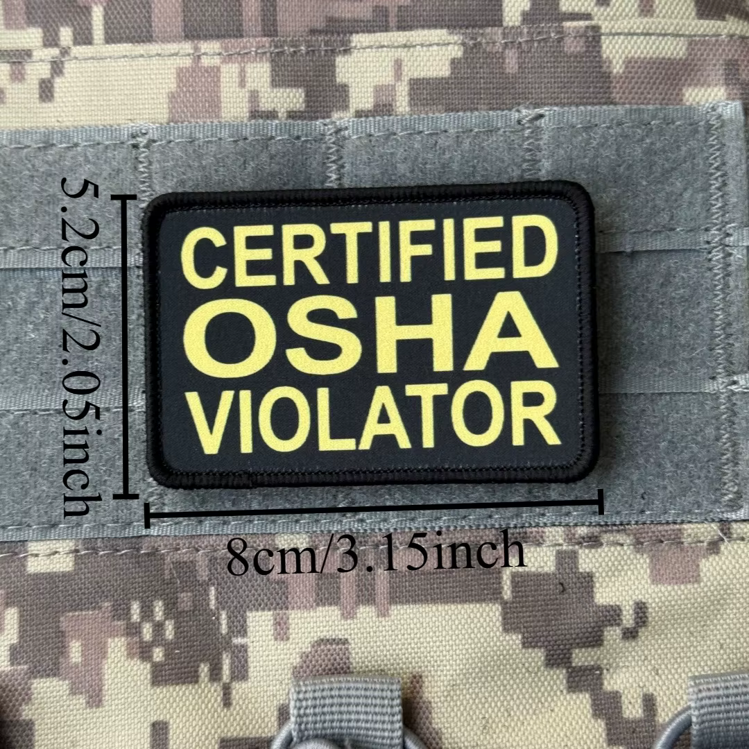 Parches tácticos OSHA – Brazaletes adhesivos con velcro para equipamiento - imagen 2