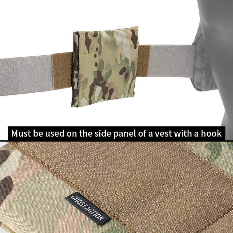 Bolsa lateral táctica de acción fantasma para faja FCPC con gancho estilo FERRO 6x6 3AC bolsillos de Panel lateral accesorios tácticos 6518 - imagen 5