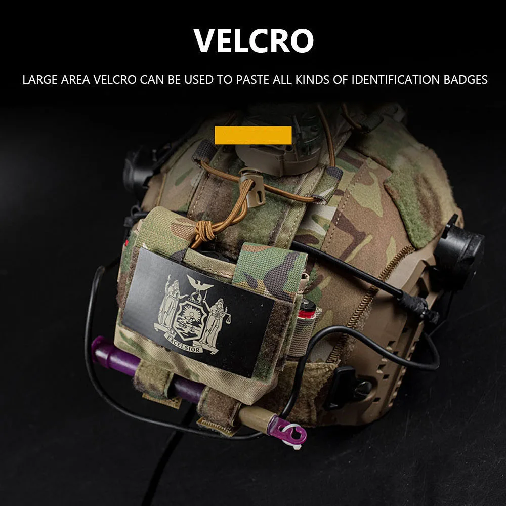 Bolsa de batería para casco táctico MK2, paquete de batería Airsoft, paquete de contrapeso para casco de caza Militar, accesorio colgante trasero - imagen 5