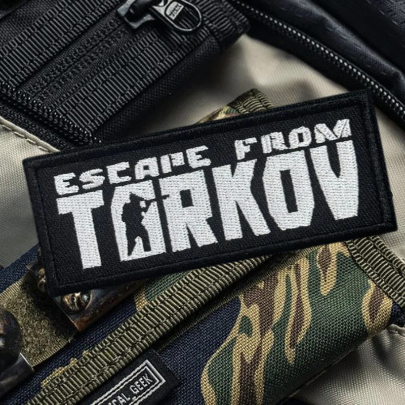 Parche con estampado de cazador de francotirador, chaleco táctico, sombreros con gancho y bucle, insignia de moral, mochila, pegatinas decorativas, parches para brazalete para ropa - imagen 5