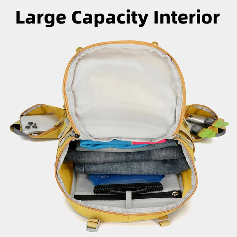 Mochila táctica impermeable outdoor con funda lluvia y bolsillo - imagen 5