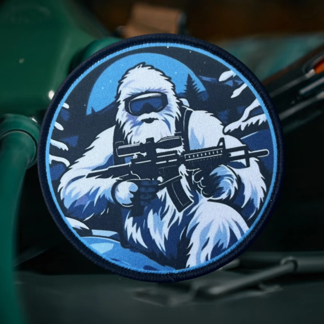 Parche táctico de la patrulla Yeti alpina, insignia de moral táctica, parches de gancho y bucle impresos en ropa, brazalete militar, pegatina para mochila - imagen 5