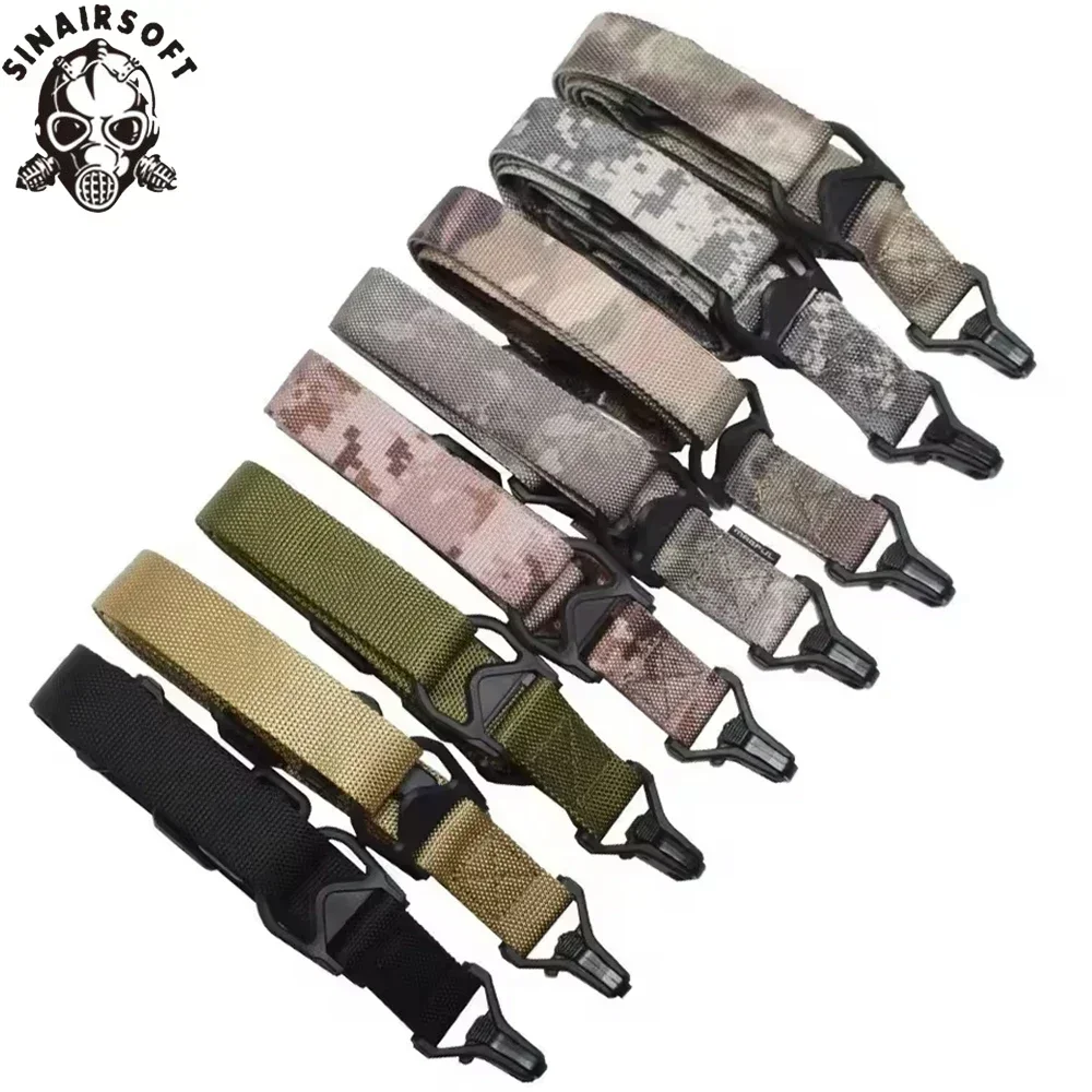 Eslinga táctica MS3 ajustable para pistola, correa de eslinga multiimisión para exteriores, Rifle AR AK, eslinga Universal QD, cuerda para cinturón de pistola Airsoft - imagen 2