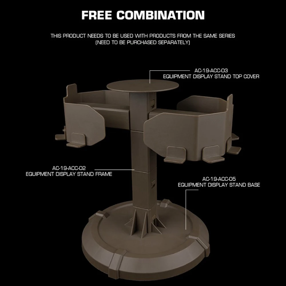 Soporte de exhibición táctico, componente Modular, caza, combate, cinturón Airsoft, soporte de exhibición colgante, accesorios de montaje rápido ajustables - imagen 5