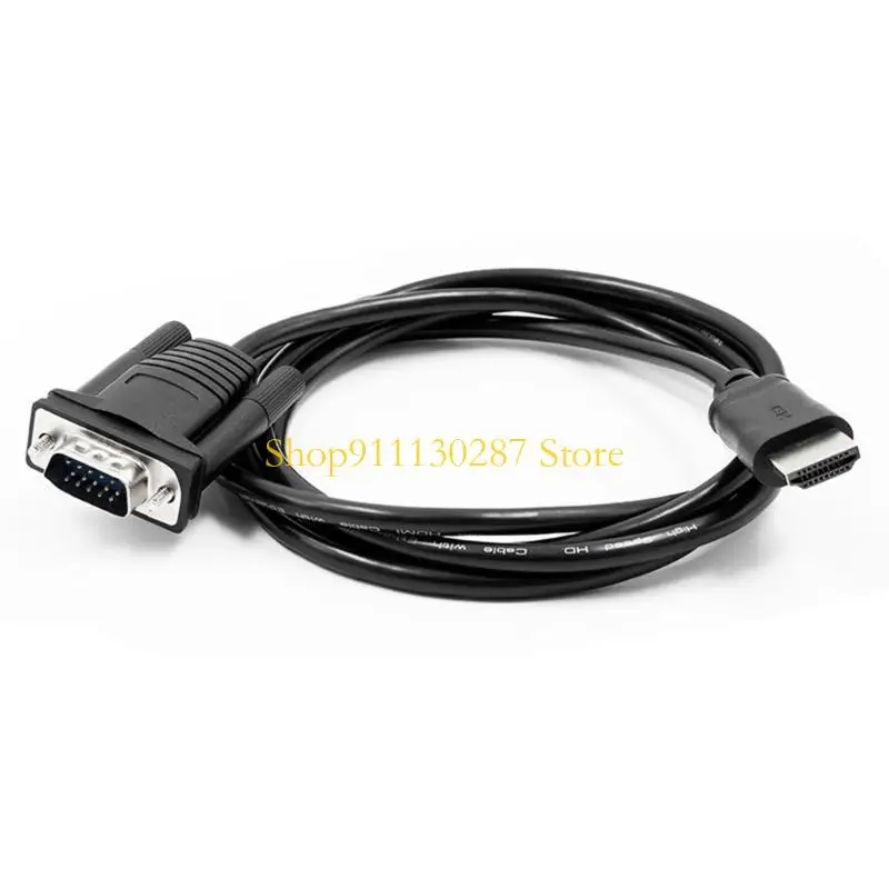 J1HC Compatible con VGA Adapter Cable Converter Digital a Analog Wire para PC Laptop TV-Box HDTV Projector - imagen 4