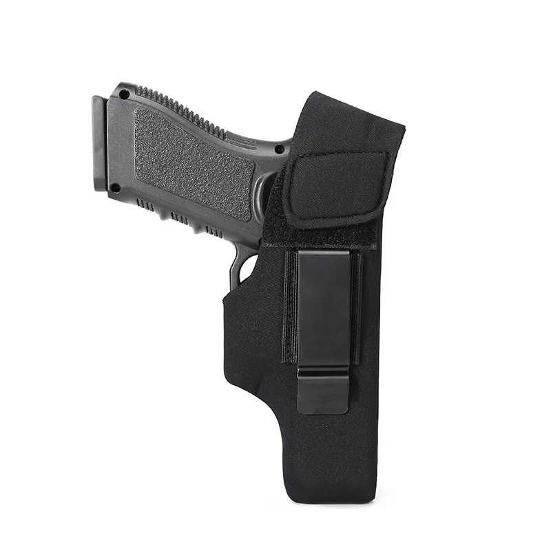 Funda de pistola táctica IWB para mano derecha e izquierda, funda de pistola de transporte oculta portátil, se adapta a todas las pistolas de tamaño negro para Airsoft Sport - imagen 2