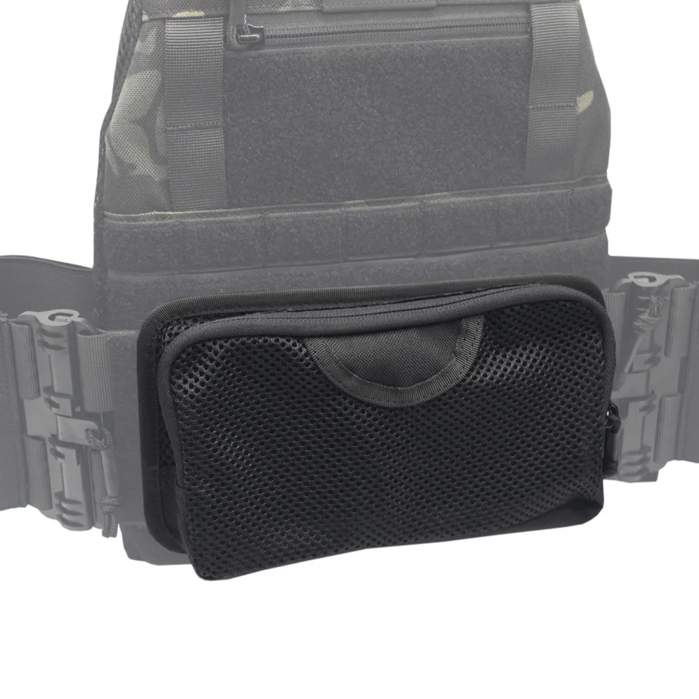 Mochila de Nylon 1000D para chaleco táctico, bolsa organizadora de herramientas, bolsillo interno de malla, bolsa de inserción Modular, gancho de sujeción, paquete de administración de utilidad - imagen 2