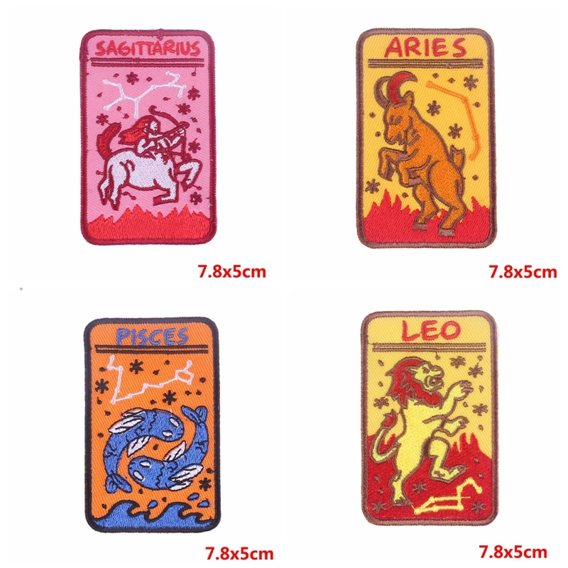 Prajna-Parches bordados de constelaciones, 10 piezas, 12, para planchar chaquetas, coser ropa, apliques de dibujos animados para ropa - imagen 5