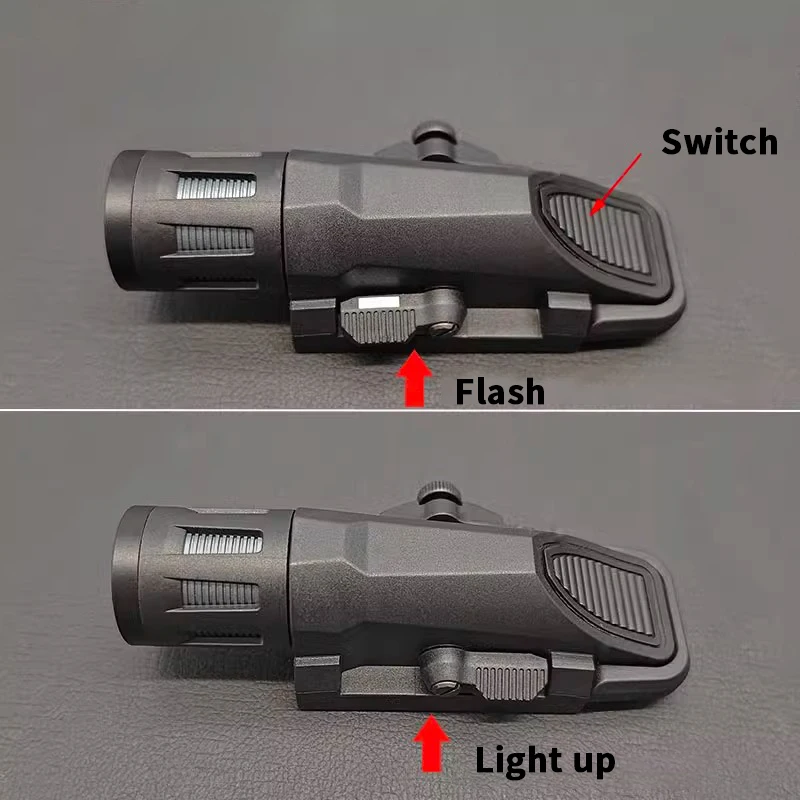 Elemento táctico de infuerza WML APL, arma de nailon, linterna, pistola Airsoft, Rifle apto para caza, luz estroboscópica de riel de 20mm