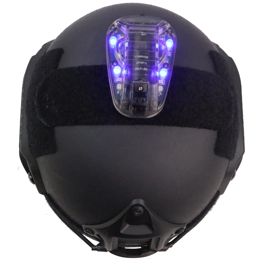 BOOIU linterna táctica para casco con LED IR y estroboscópico - imagen 3
