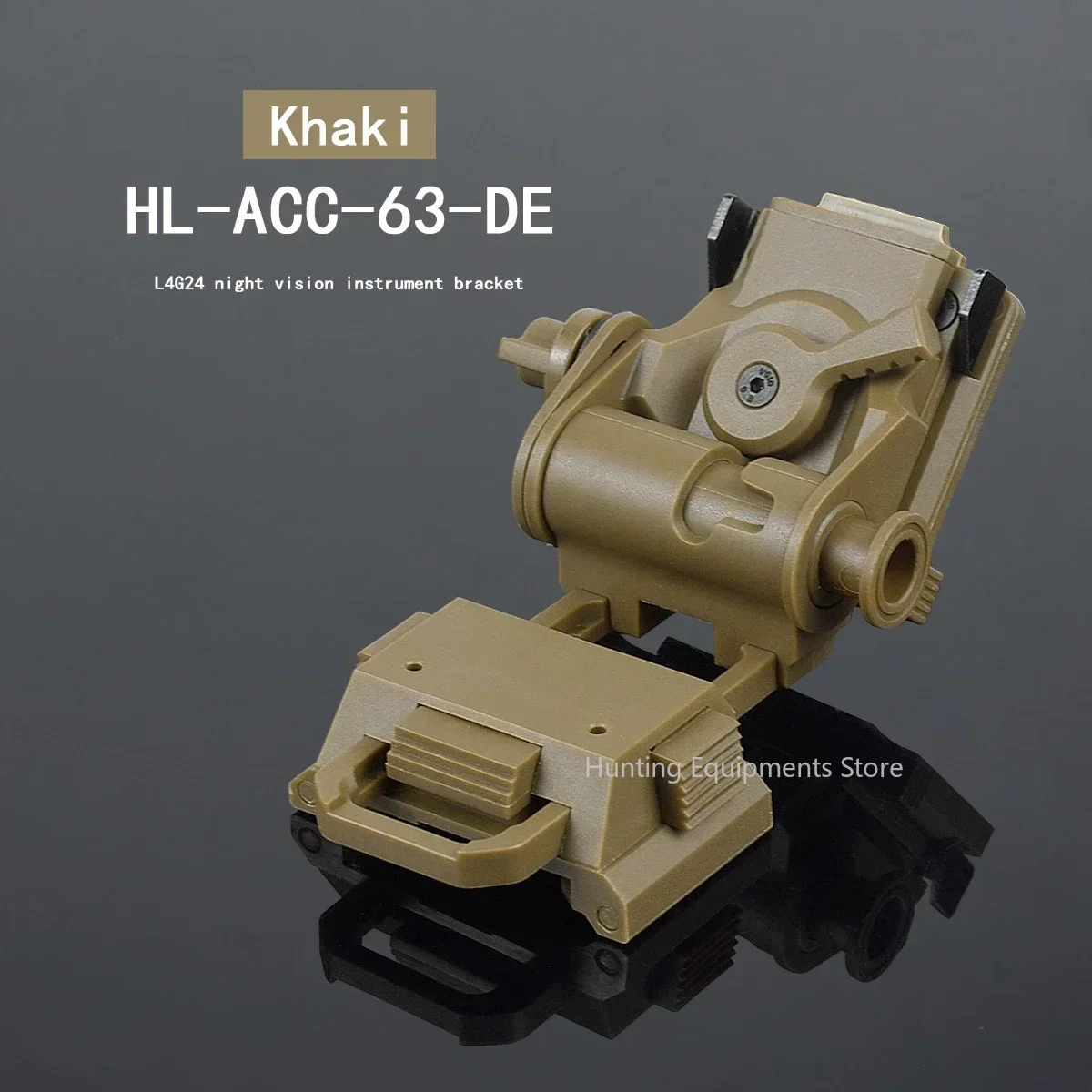 L4G24 casco táctico NVG soporte de montaje plegable gafas de visión nocturna Stent soporte de nailon para PVS15 PVS18 PGPNVG18 - imagen 5