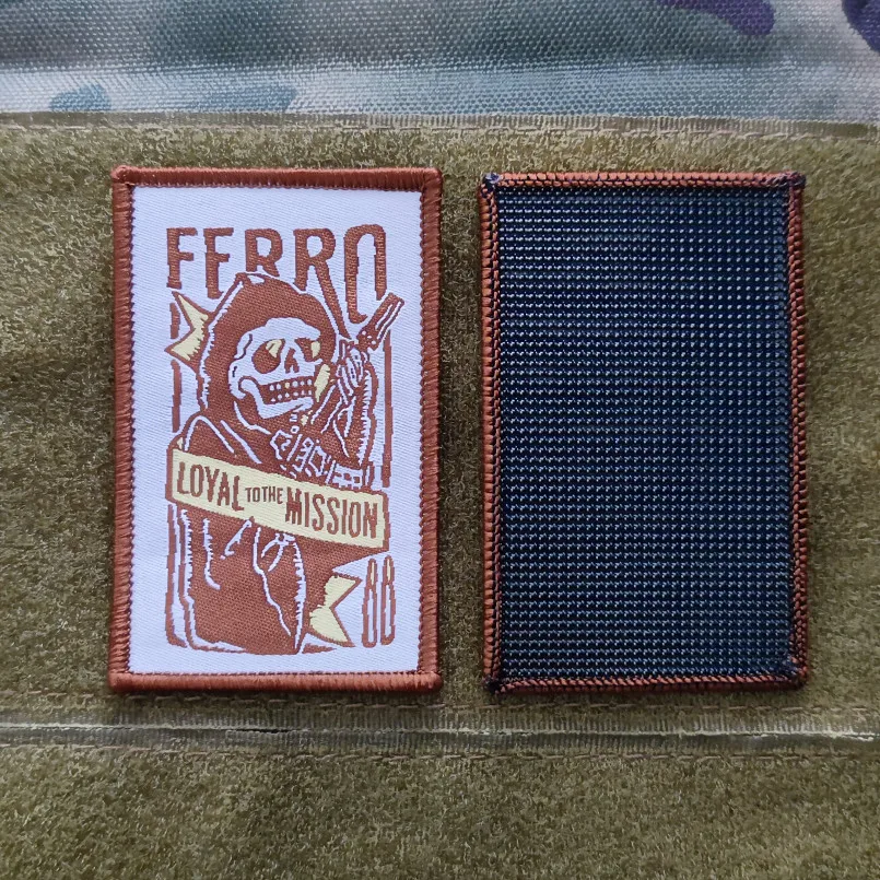 Insignia militar táctica Loyalty Reaper para ropa, mochila, leal a los momentos, parches bordados, Calavera, Faraón, decoración DIY - imagen 3