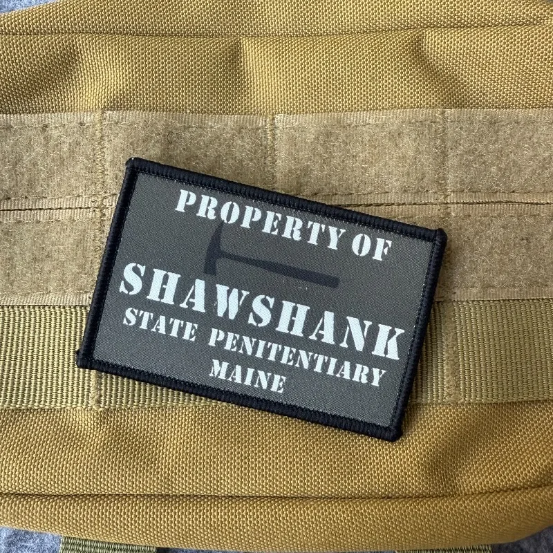 Parche de moral Shawshank Redemption para mochila chaleco gorra - imagen 4