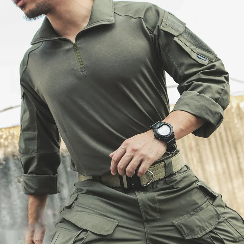 Camisetas de combate táctico G3, camisetas de camuflaje para hombre, camisetas para caza al aire libre, deportes de senderismo, camisetas de entrenamiento MC resistentes al desgaste - imagen 5