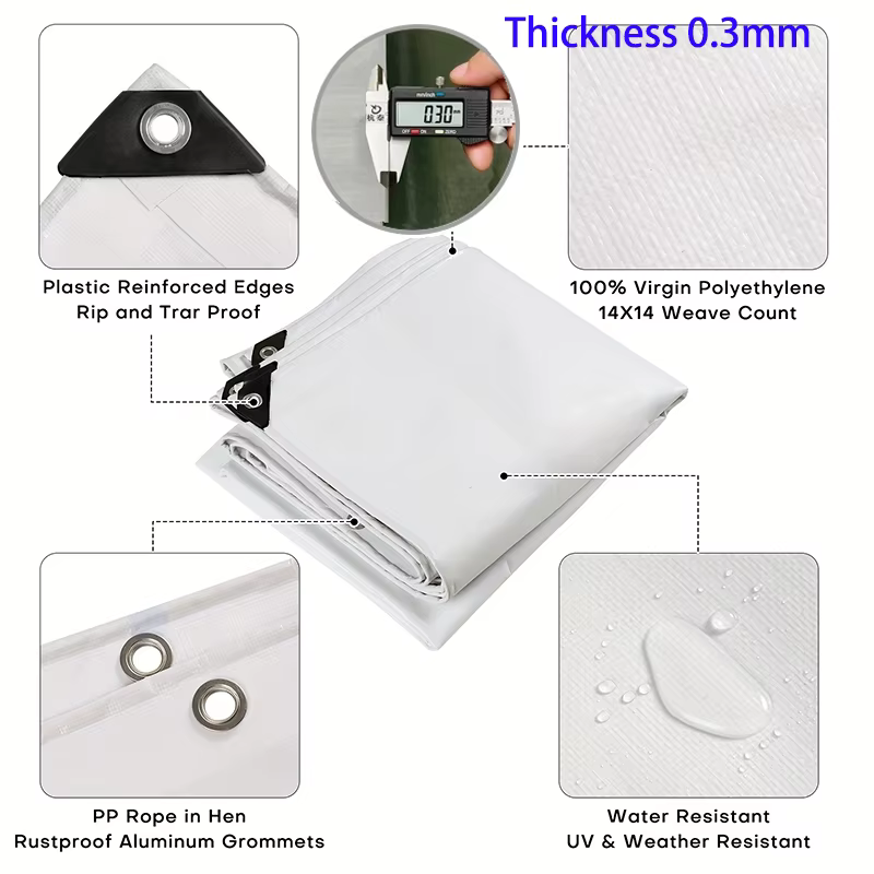 Lona impermeable táctica con protección UV – Funda antipara exterior y acampada - imagen 2