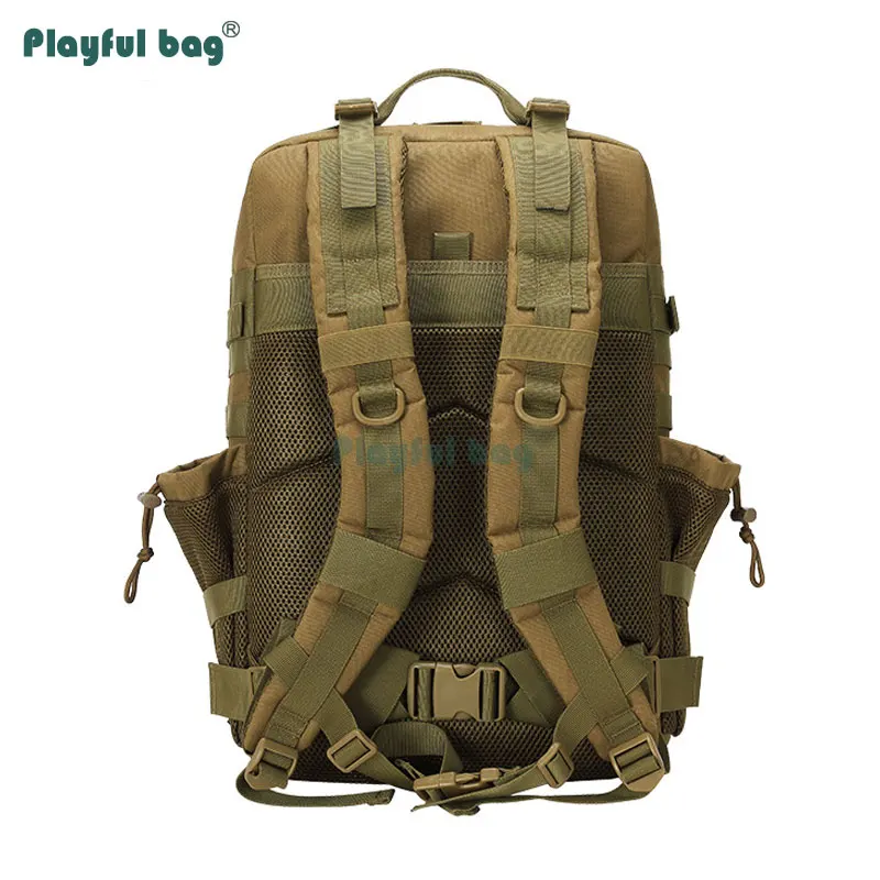 Mochila informal de gran capacidad a la moda para hombre, bolsas tácticas de camuflaje, sistema MOLLE, mochila de montaña impermeable AVA41 - imagen 5