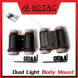 SOTAC-GEAR Adaptador táctico de doble luz MLOK para M300V/M600V