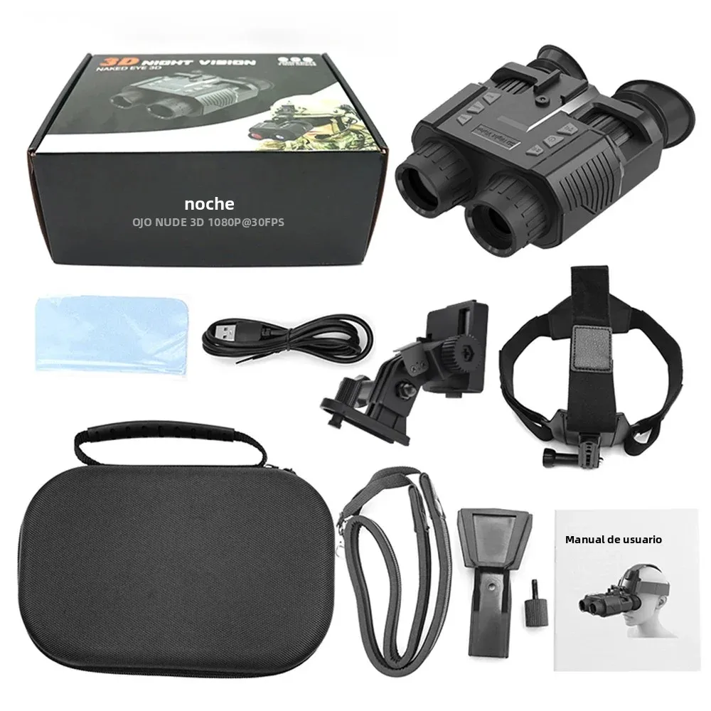 Telescopio de gafas de visión nocturna Digital NV8000, binoculares para casco, grabación de vídeo/audio con Sensor de 3M 1080P para vigilancia de caza - imagen 3