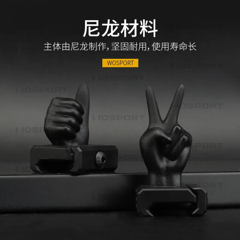 WoSporT Wacky quasar Material de nailon resistente y duradero divertido para objetivo 4 juegos de quasar de dedos novedosos - imagen 2