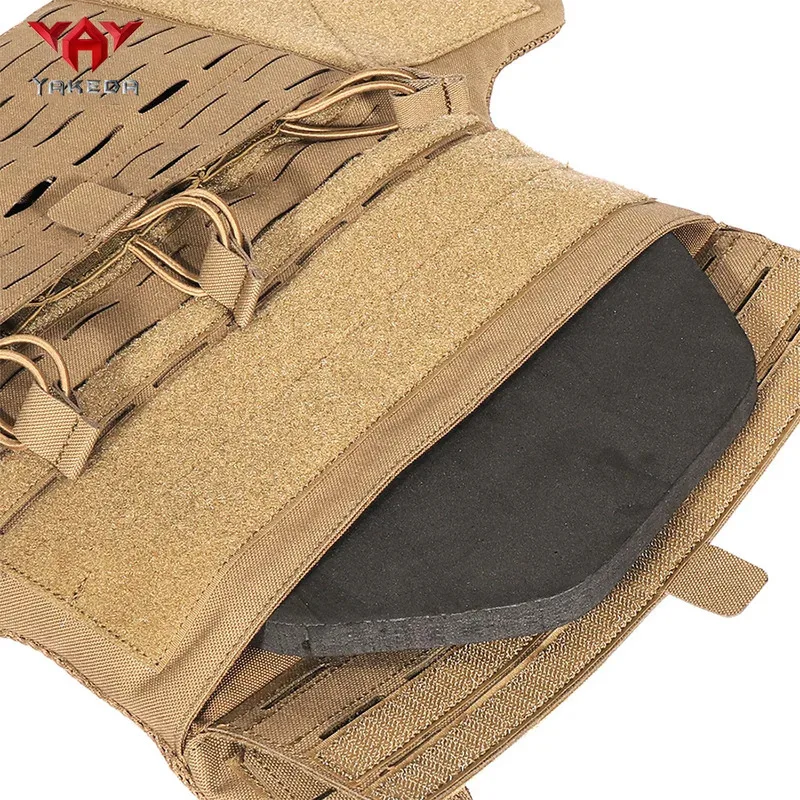 Chaleco de entrenamiento YAKEDA, equipo de chaleco multifuncional MOLLE láser, chaleco de camuflaje para exteriores - imagen 3