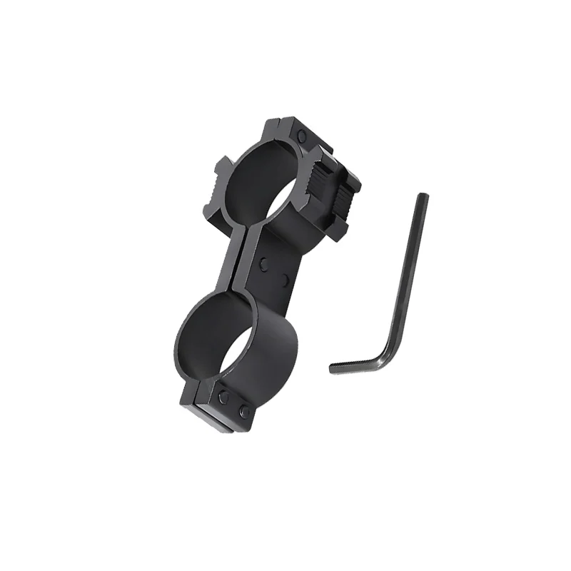 Accesorios para pistola de juguete, soporte láser para linterna con alcance de 30/25,4mm de diámetro, doble anillo, con riel Picatinny superior de 20mm, para caza y deportes