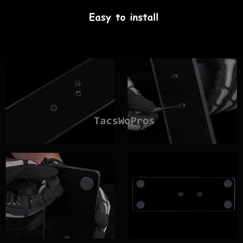 Soporte de exhibición AR para equipo de caza (AEG), tapete antideslizante, fácil de instalar, adornos decorativos AR15 M4, accesorios de exhibición, soporte para Rifle - imagen 5