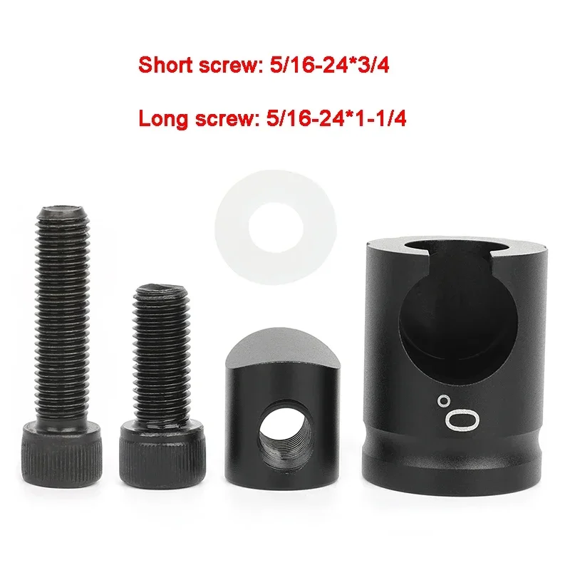 Adaptador de barra de equilibrio de desconexión rápida para tiro con arco 0 °   5 °   8 °   10 °   Para tiro con arco, estabilizador de arco de caza, accesorios de absorción de impacto - imagen 3