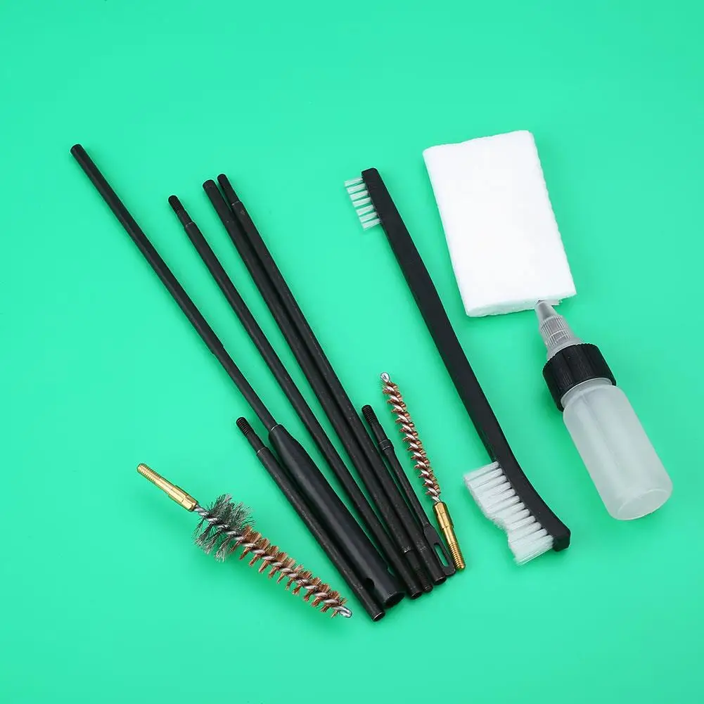 Kit de limpieza de pistola, cepillo de nailon, accesorios de caza, juego de herramientas de limpieza, 10 piezas - imagen 5