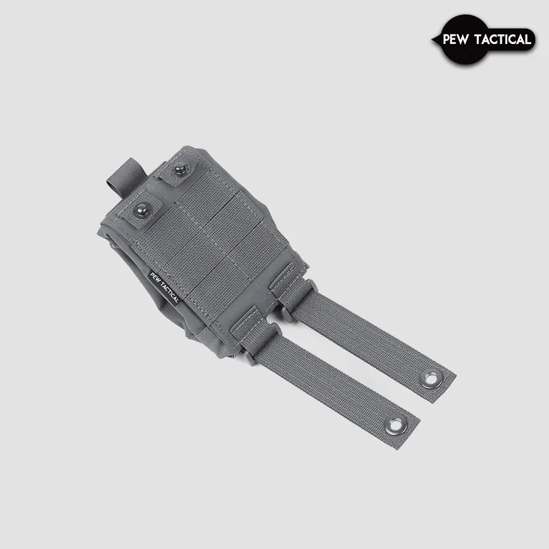 Bolsa de reciclaje plegable táctica Pew, bolsa de basura MOLLE, Mini equipo Airsoft - imagen 3