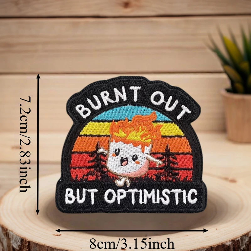 Parche bordado de gato astronauta, chaleco táctico de fuego, insignia de moral con gancho y bucle, pegatinas para mochila, parches para brazalete para ropa - imagen 3